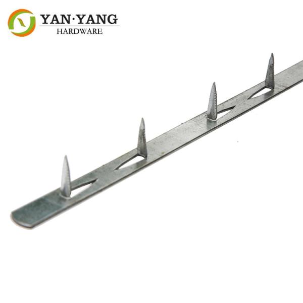 best factory price durable one meter long sofa iron metal tack strip without PVC
