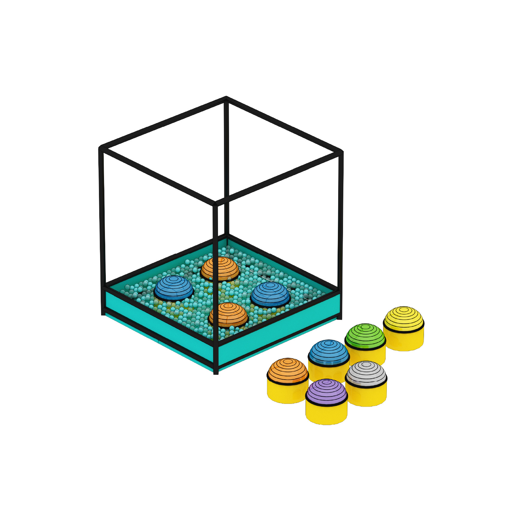 Double Layer Junior Ninja Course Equipment For Indoor Playground