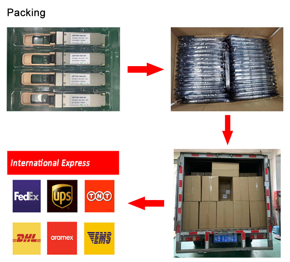 100G Bidi 10km Single mode single fiber LC Fiber optical QSFP28 100G transceiver module