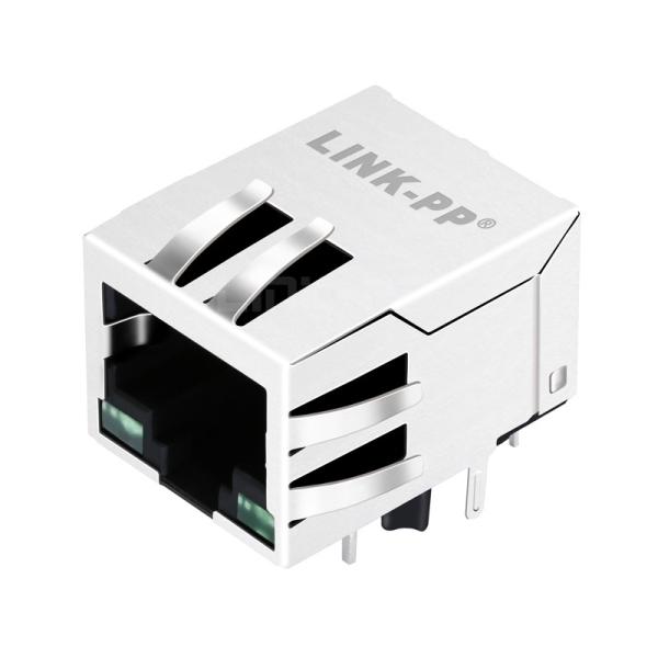 LPJG0843GFNL 100/1000 Base-T Tab Down Green/Green Led 1 Port Ethernet RJ45