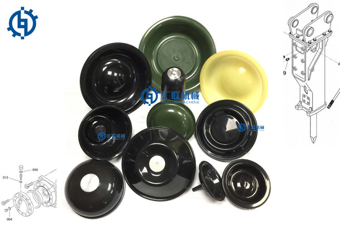 HB30G Hydraulic Breaker Diaphragm Membrane Rock Hammer Spare Parts 1