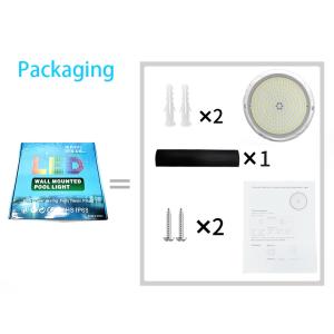 RGB Durable Concrete Pool Light WiFi Control Surface Mounted