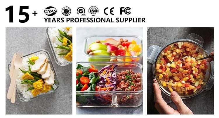 Glass Fruit Bowls Lunch Box For Food Storage Best Kitchen Set Containers