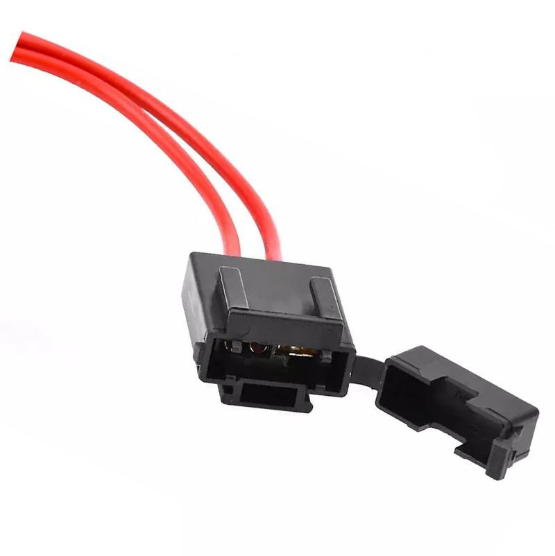 Car Modification ACC Fuse Box Micro Fuse Tap Power Socket Holder Extension 16 AWG