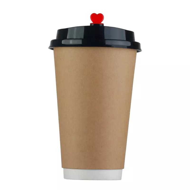 Custom Biodegradable 6oz 8oz 9oz 12oz 16oz Kraft Paper Cups Disposable Double Wall Coffee Paper Cup