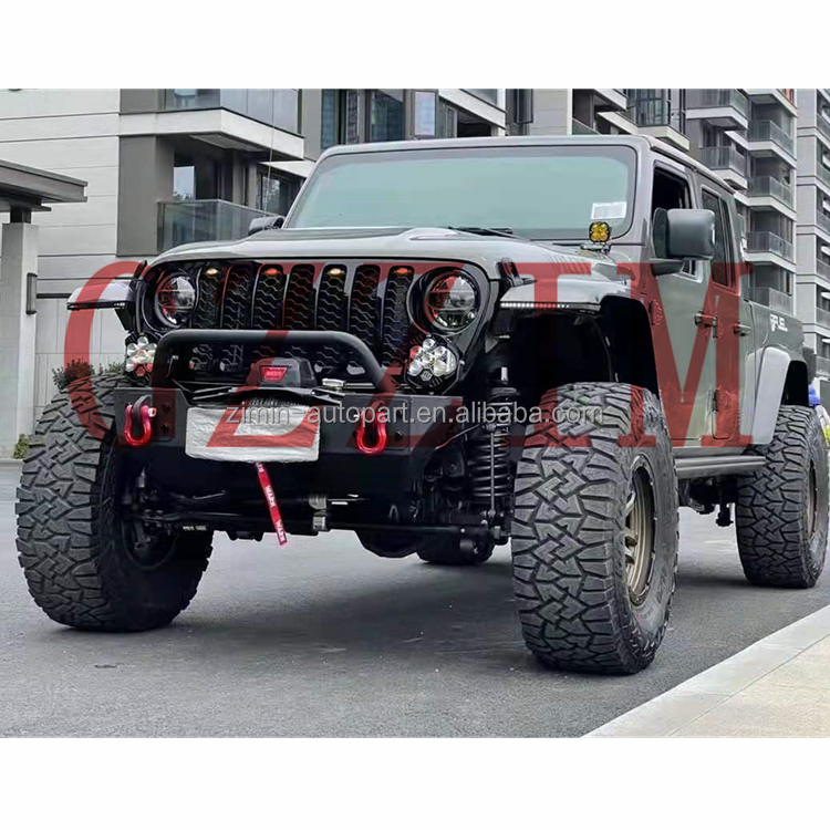 GR Front Bull Guard Bumper For JEEP JT Car Steel Bumper Bar