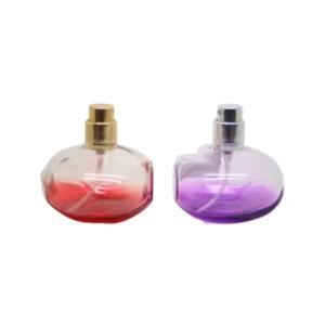 China 100ml round apple perfume bottle with uv apple cap on sale