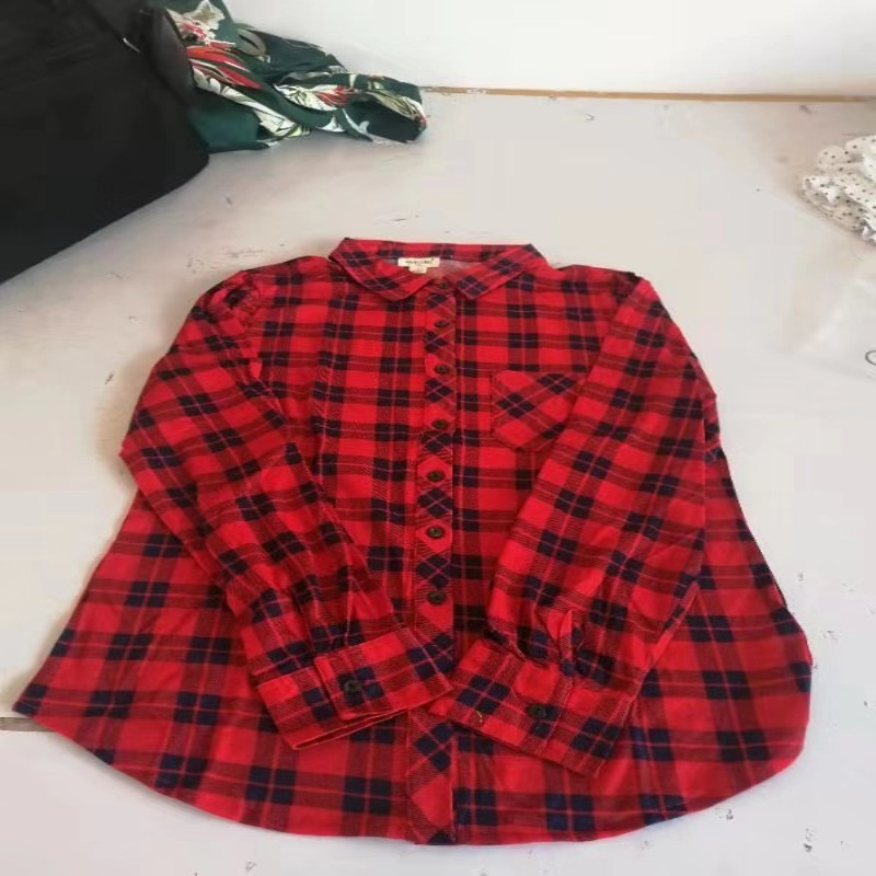Ladies Big Qty Color Plaid Shirts Available In 10 Colors Plaid Shirt