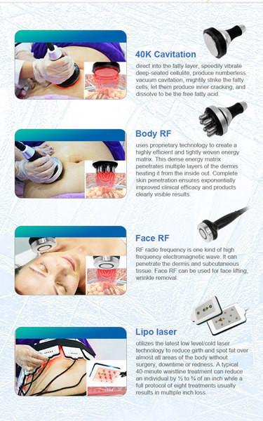 Painless 40KHZ Cryotherapy Weight Loss Machine 650nm