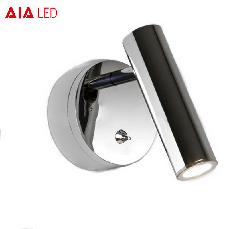 Wall mounted led headboard wall light/hotel led reading light/led bedside wall light