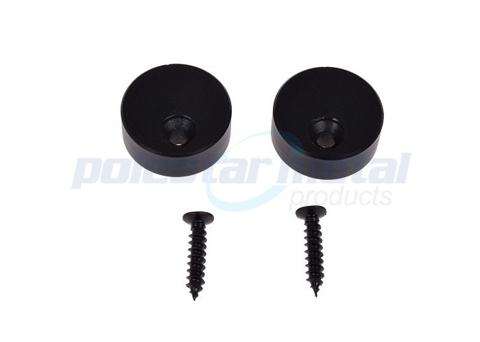 Satin Black Steel Decorative Door Hardware , Modern Sliding Barn Door Hardware Rail 2000mm