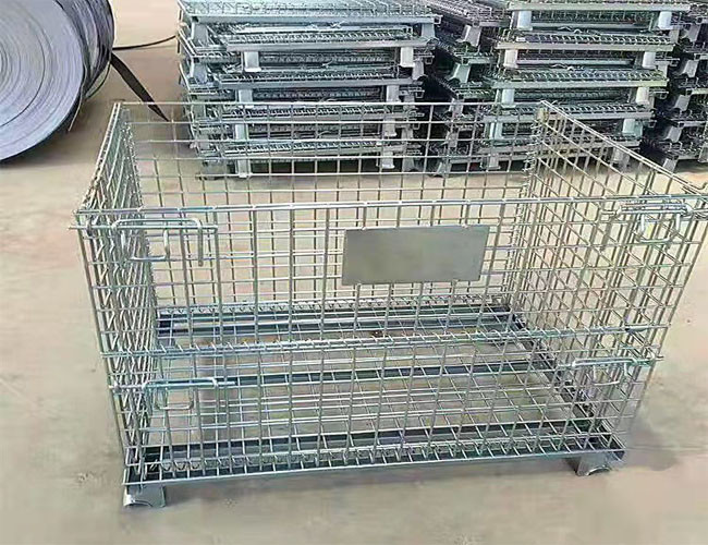 Carbon Structural Steel Mesh Butterfly Cage Acid Resistant Foldable