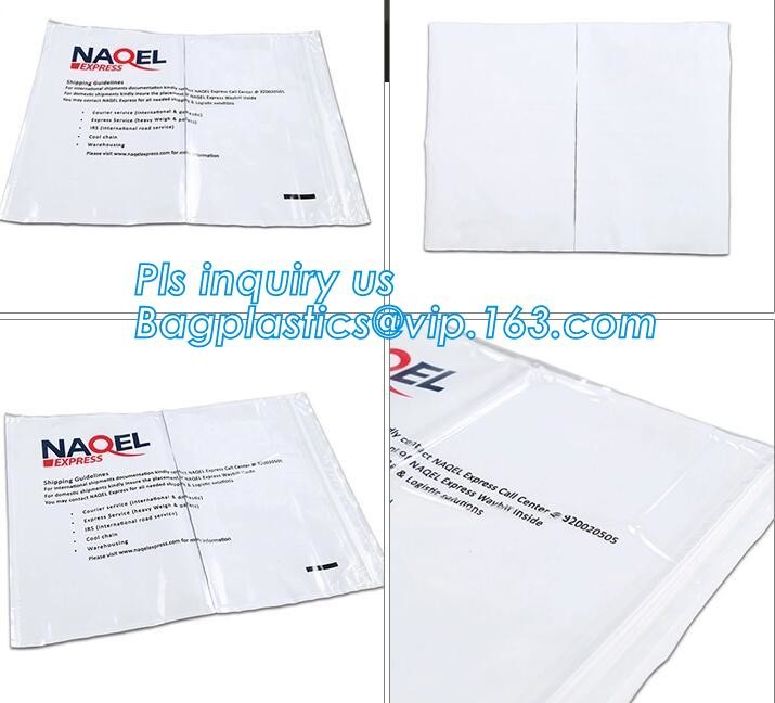 PP film 178*140mm invoice enclosed packing list envelopes, DHL Shipping pockets for waybill, A4 size plastic packing lis