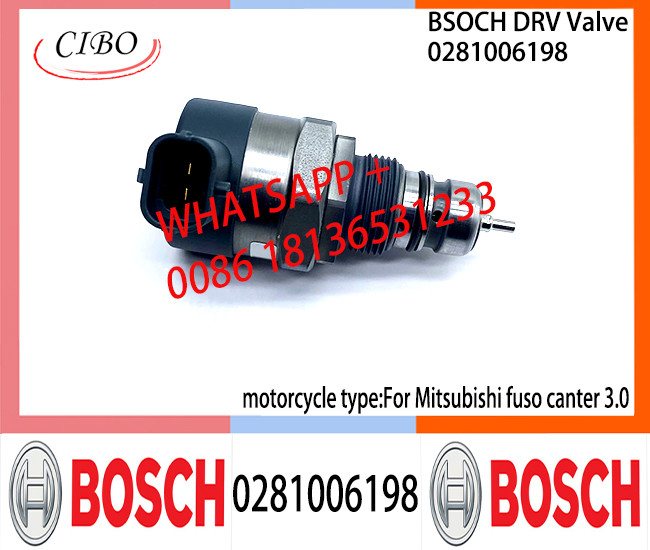 BOSCH DRV Valve 0281006198 Control Valve 0281006198 Applicable to Mitsubishi fuso canter 3.0