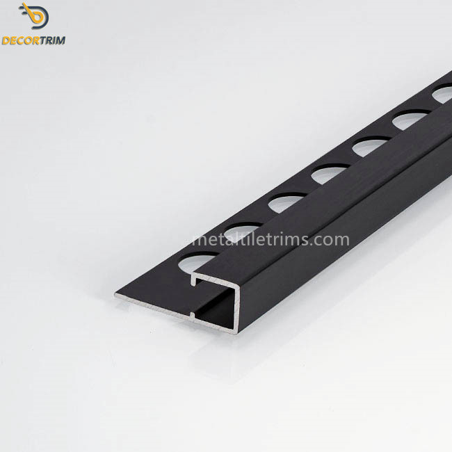 Wall Tile External Corner Trim 10mm Square Edge Tile Trim Aluminium