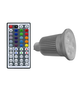 Quality RGB with controller led 9W led spotlighting GU10 base for sale