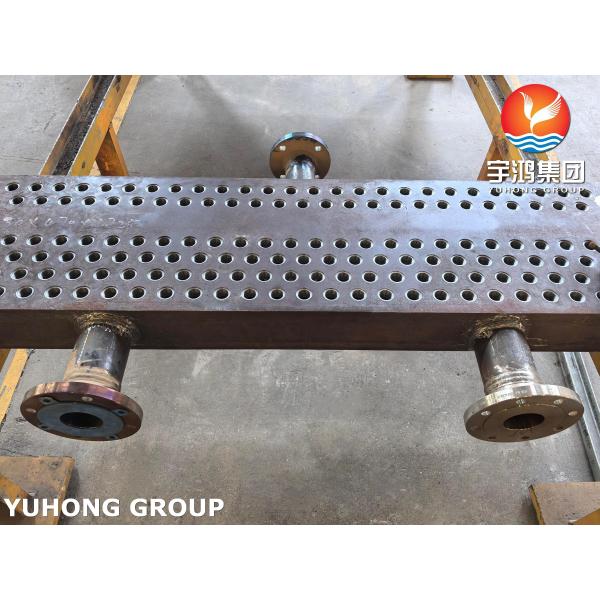 Quality Plug Type Header Carbon Steel Or Stainless Steel Used In Air Cooled Heat Exchanger for sale