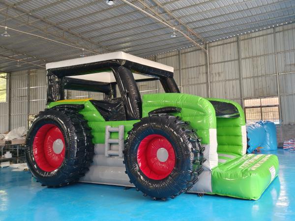 Commercial Grade Fireproof Inflatable Bouncer Truck Shape Inflatable Bounce