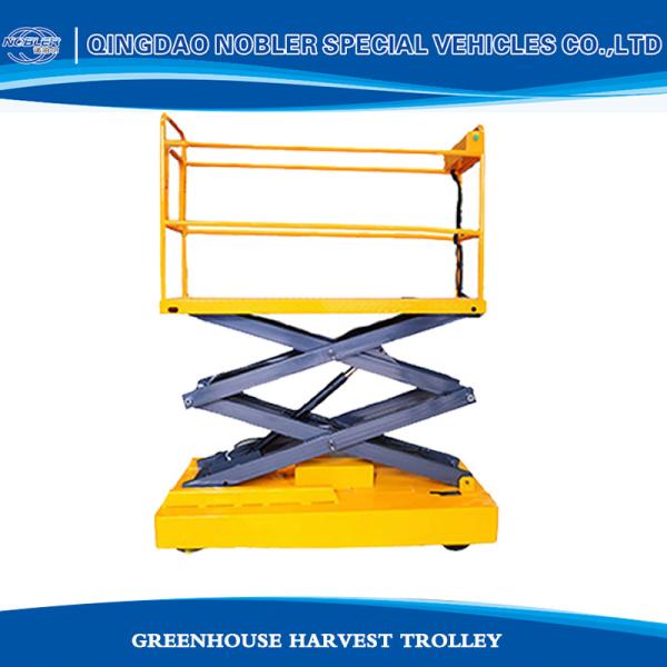 Metal Greenhouse Lifting Car Agricultural Picking Car Vegetable Automatic