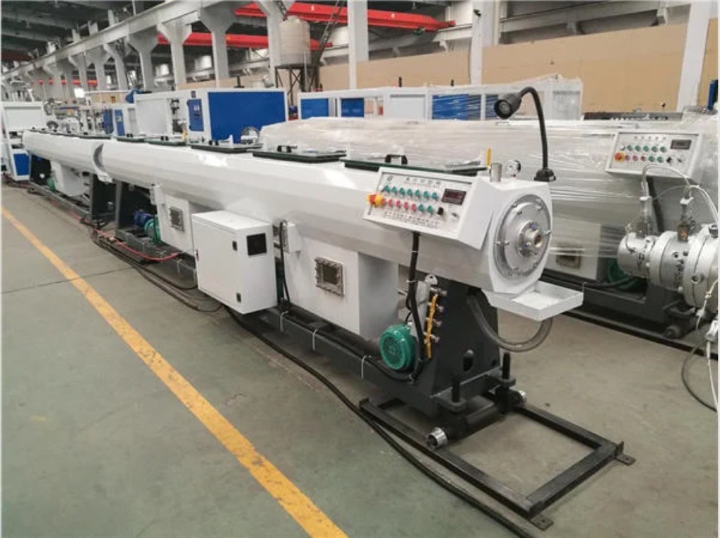 Twin Screw Extruder PVC Pipe Production Machine With 120mm Screw Diameter
