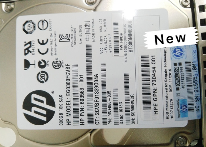 E2D55A MSA HP Hard Disk 300GB 6G SAS 2.5 730709-001 HDD 10000rpm Speed
