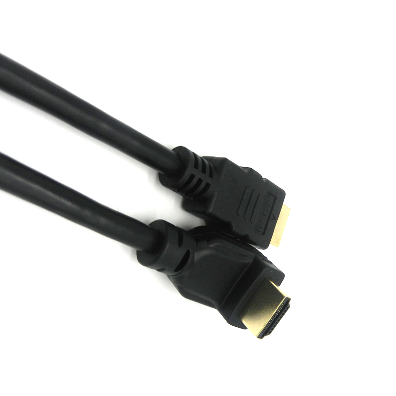 90 Degree Angled Gold Connector 2.0V 4K 60Hz HDMI Cable 1.5m For Multimedia