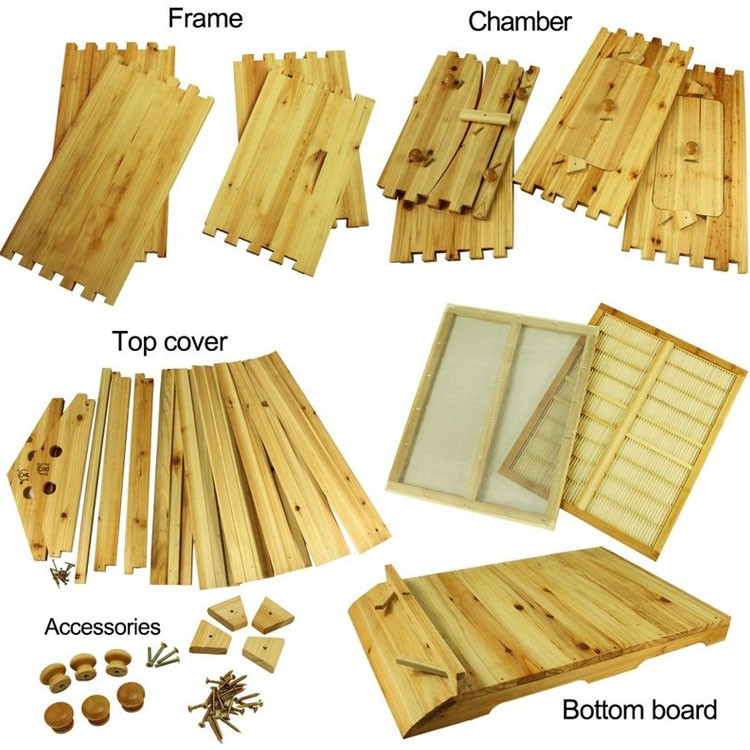 Bee Star Langstroth Flow Hive Beehive With 7 Plastic Frames Beehives And Frame For Beekeeping