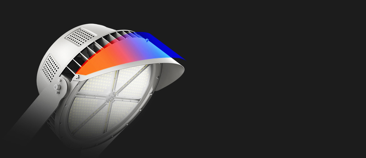 Park Landscape LED Stadium Lighting 600W 4000k Sport Court Lights