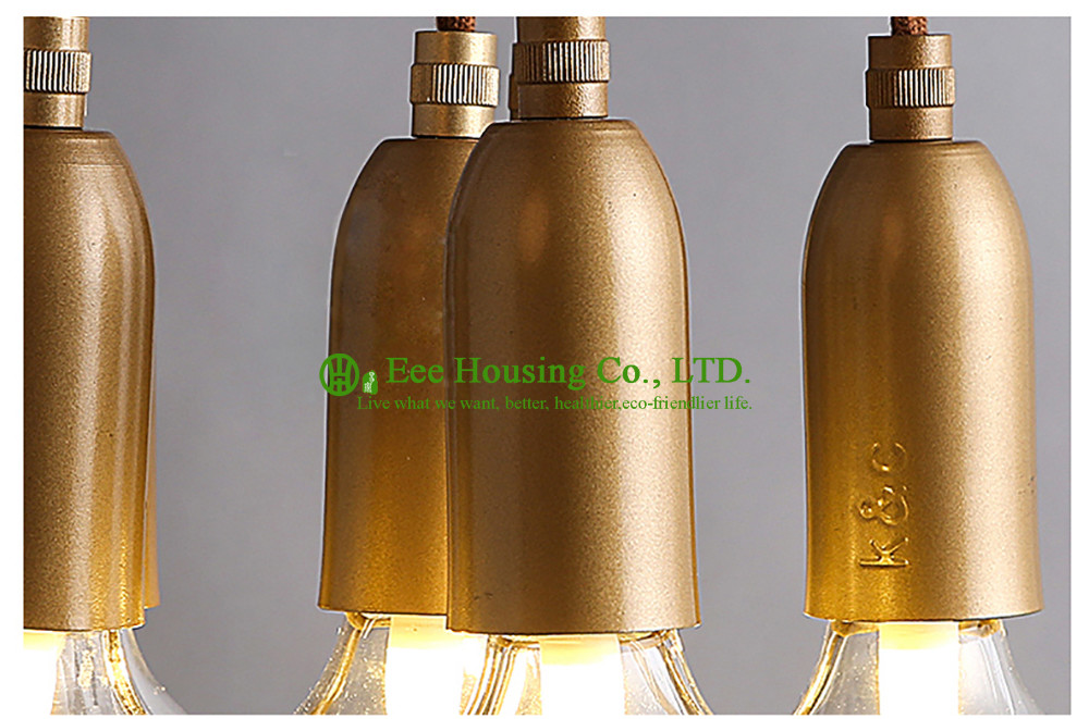 fashional modern chandeliers pendant lights edison bulbs A19 A60high ceiling pendant lighting Ceiling lamp