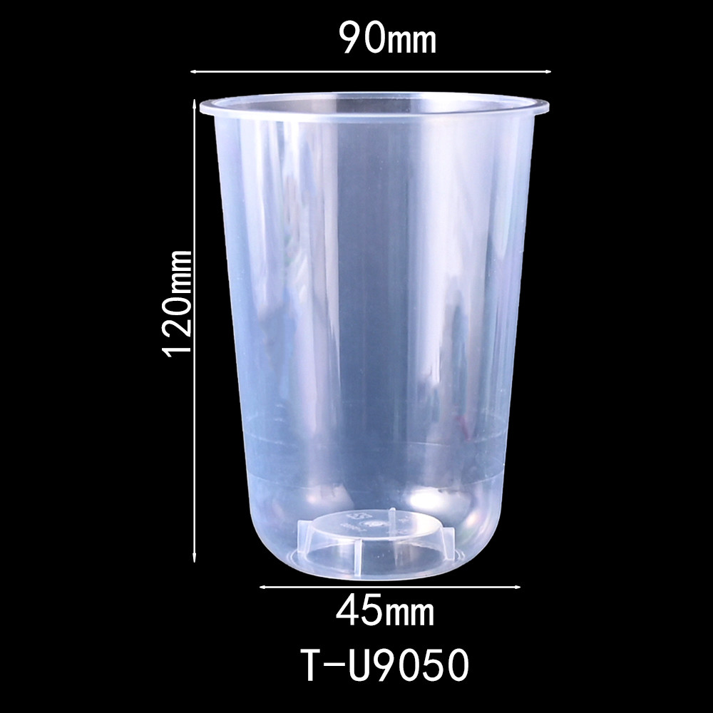 Eco Friendly PP U Shaped Plastic Cups Milkshake Cup For Tea Coffee Food And Drink