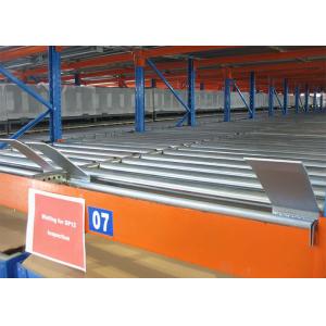 First In First Out Racking System , Gravity Flow Rack In Warehouse Optional