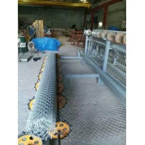 2m-4m width double wire feeding Fully Automatic Chain Link Fence Machine for