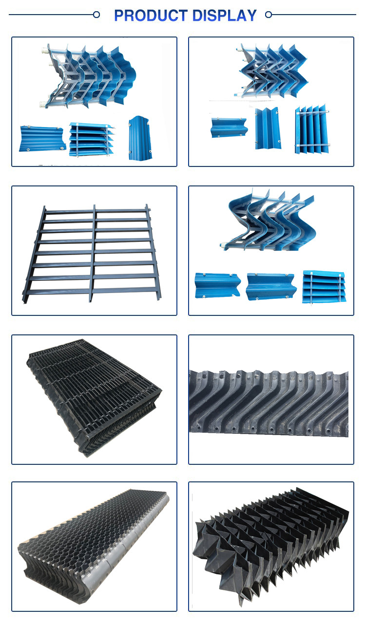 Ventilation Air Inlet Louver Water Treatment Cooling Tower Louver 0.6mm