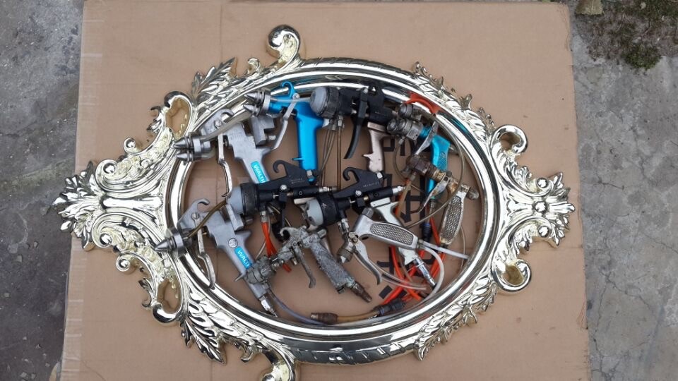 Sculpture Nano Mirror Silver Chrome Spray Paint