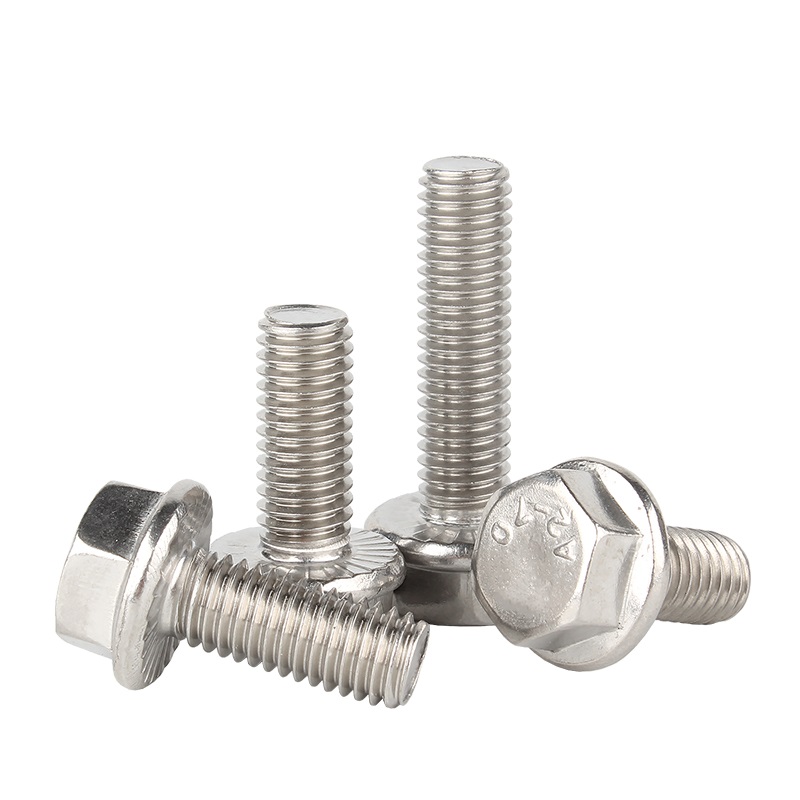 High Strength DIN6921 Carbon Steel 8.8 Grade Galvanized Outer Hexagonal Head Flange Screw