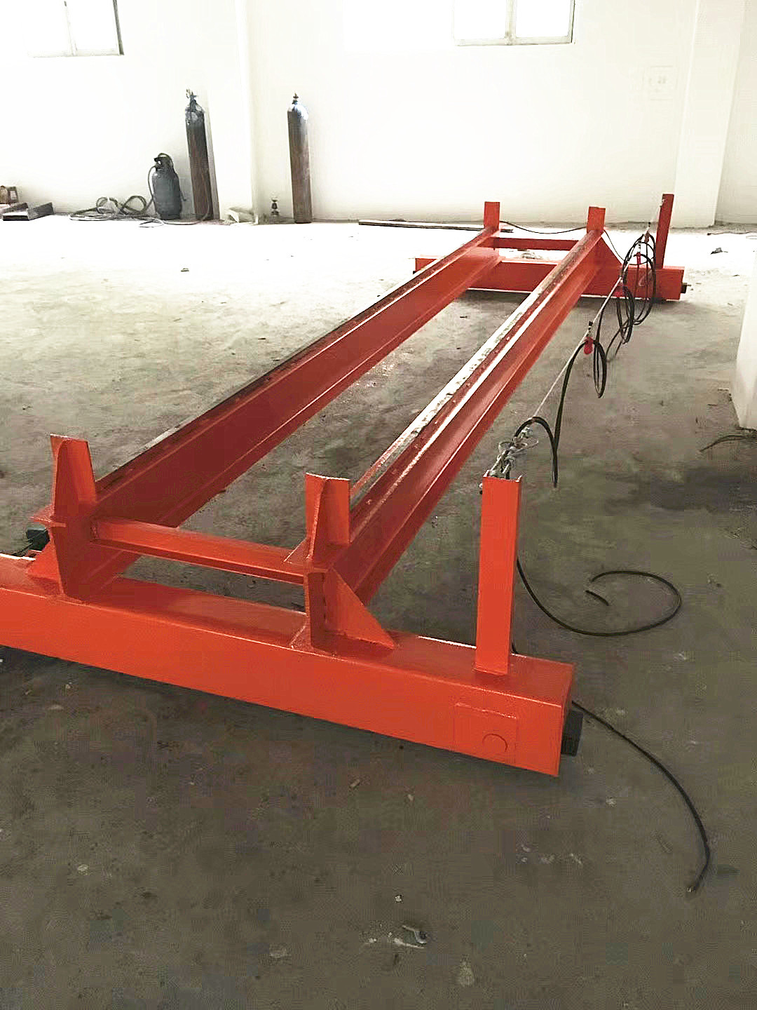 China's high quality and low price light 2 tons double beam bridge crane, simple double beam lifting machinery, double b