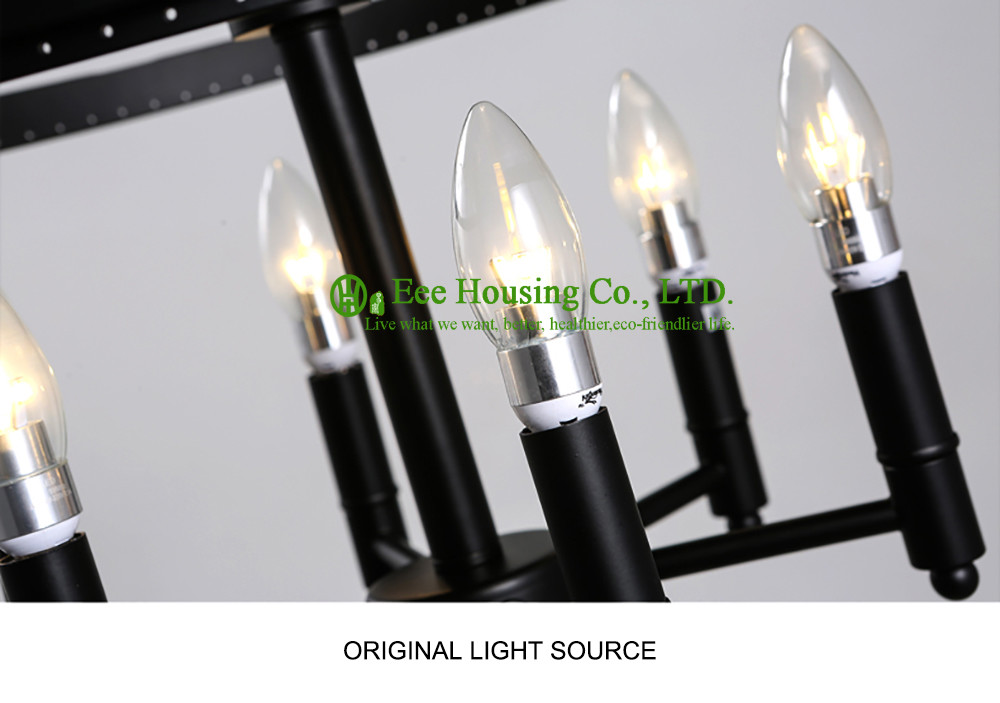 Crystal chandeliers pendant lights retro suspended ceiling lighting interior residential led candle light ceiling Lamp