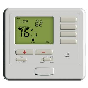 China 2 Heat 2 Cool 7 Day Programmable Thermostat For Heat Pump With Auxiliary Heat on sale