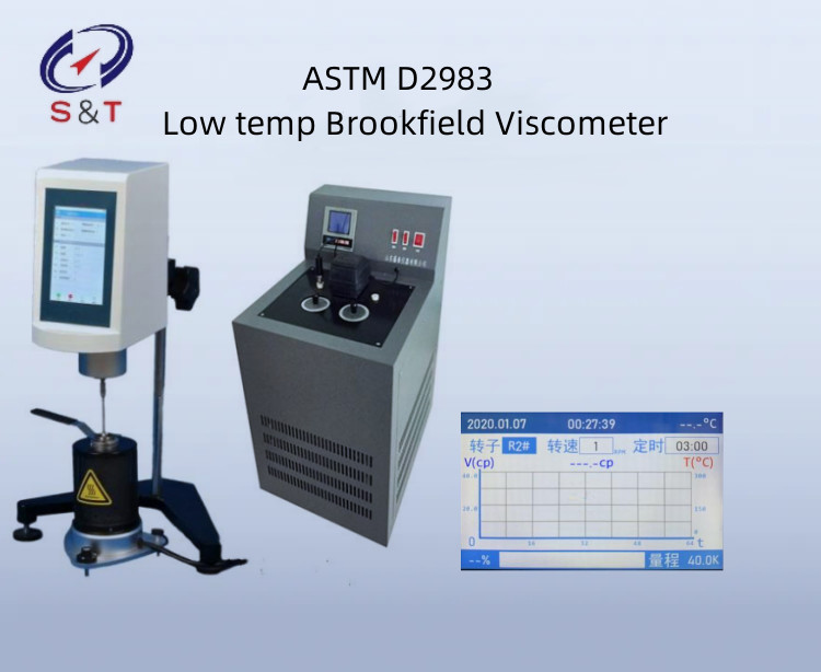 Low Temperature Brookfield Viscometer For Lubricating Oil Conforming To ASTM D2983