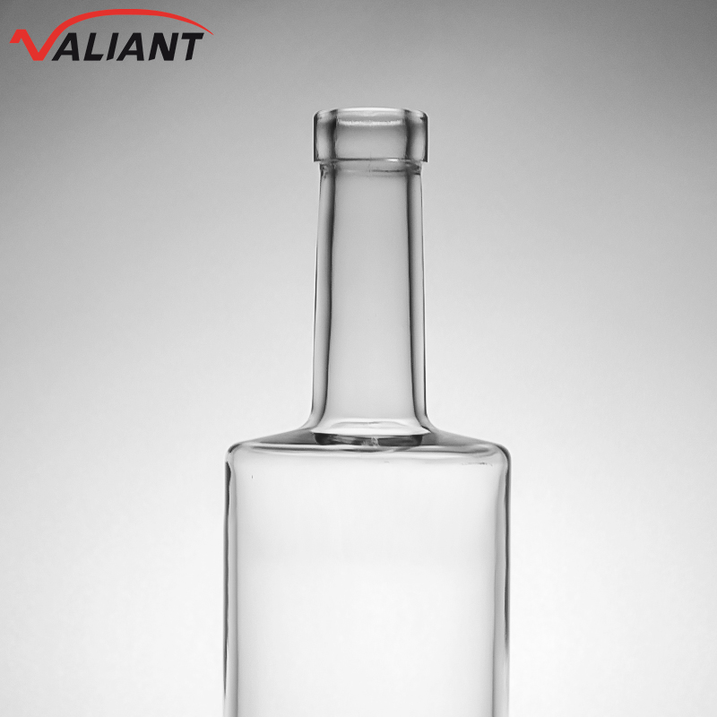 Industrial Beverage Glass Bottle for Gin Rum Brandy Whisky 750ml Straight Shoulder