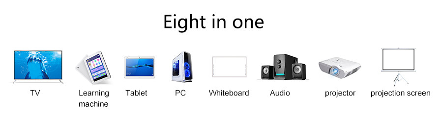 Touch Screen Writing Electronic Interactive Whiteboard H268K Series 400cd/2