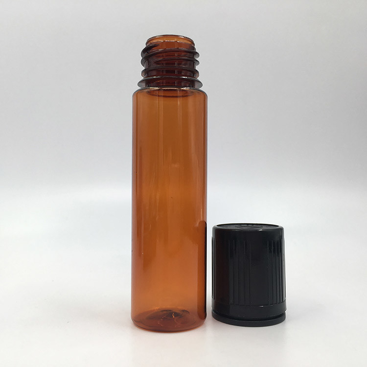 Customized Transparent PET Screw Cap E Liquid Bottle / Liquid Dropper Bottle In Various Capacities