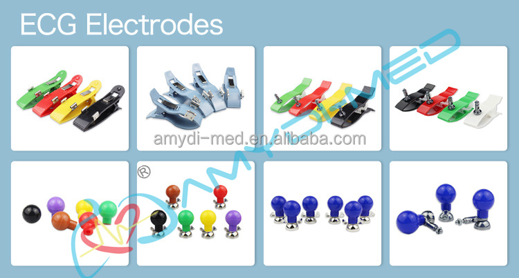 Chest Suction Ecg Bulb Electrodes Rubber Reusable 15mm High Accuracy
