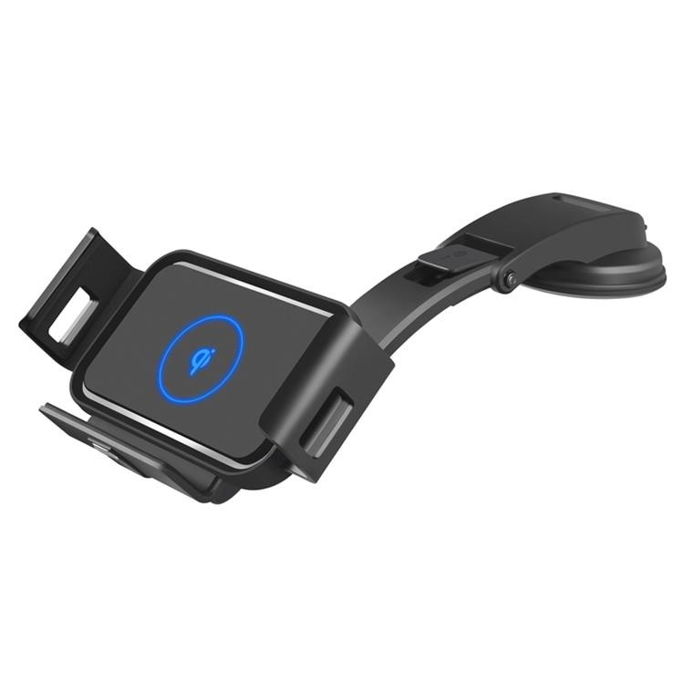2A 9V Wireless Charging Magnetic Car Mount Qi Auto Clamping Car Phone Holder