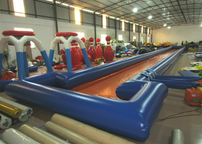 Long inflatable runway water slide big inflatable water slide on sale