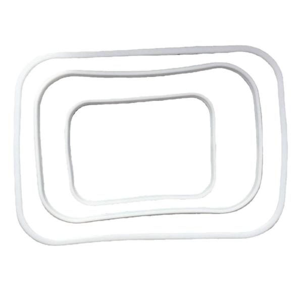 Personalized Square Rubber O Rings Transparent For Floodlight Lamp LED light