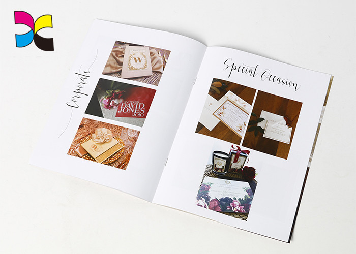 Varnishing Surface Custom Magazine Printing For Promotion / Full Color Catalog Printing