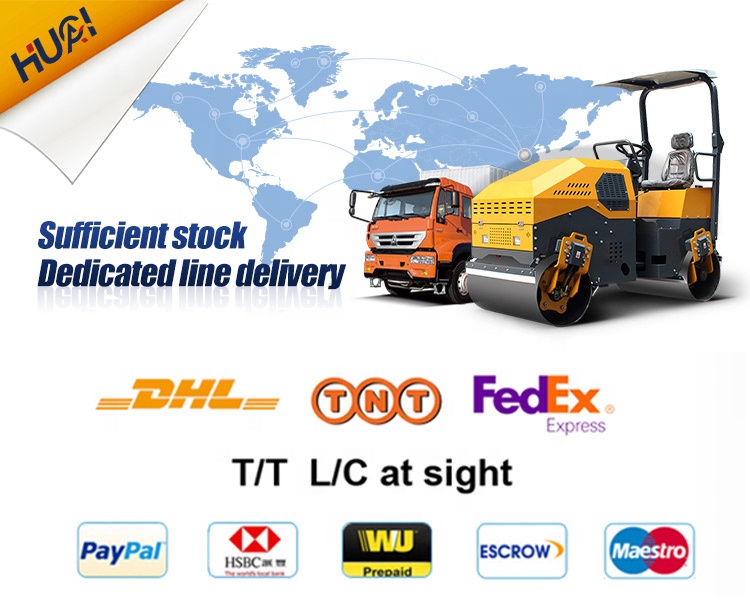0.5mm Nominal Amplitude 3 Ton Mini Hydraulic Compaction Machine Road Roller for Roads