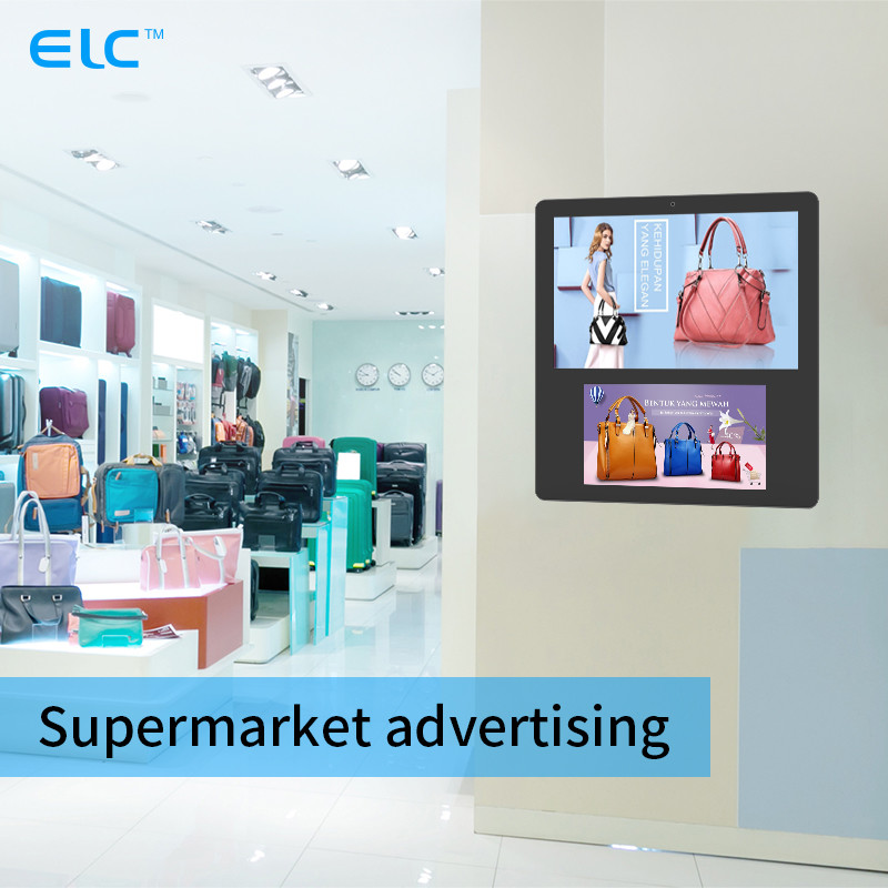 Dual Touch 200cd/m2 Advertising Digital Signage OS POE 75x75mm VESA