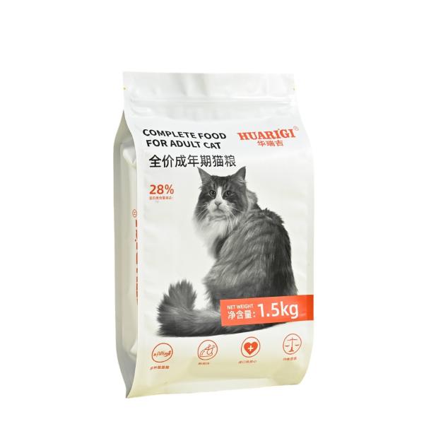 Pet Food Packaging Bags Eco Friendly 1kg 2kg 5kg Flat Bottom/Side Gusset Mylar